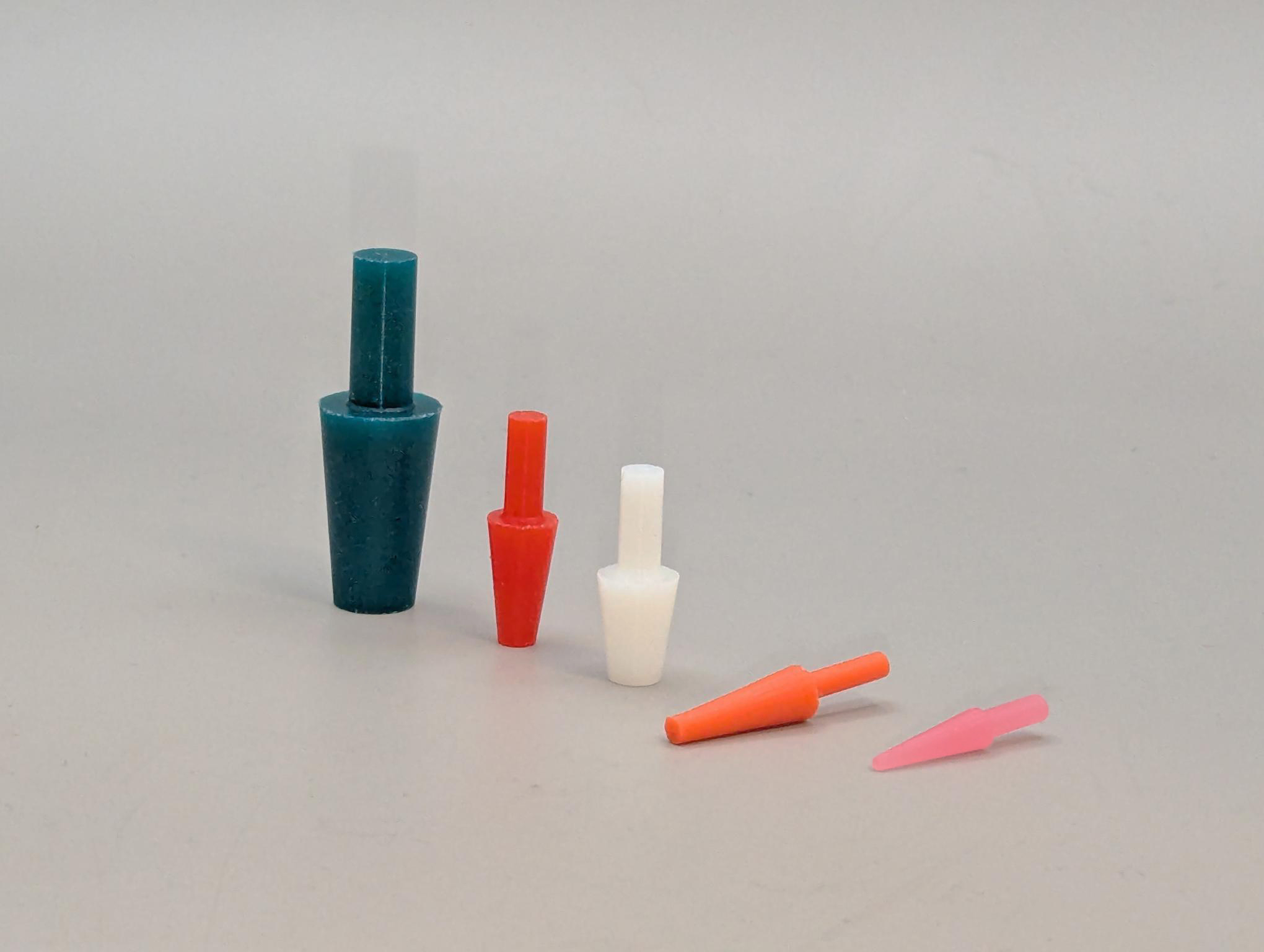 Silicone Tapered Plugs with Handle