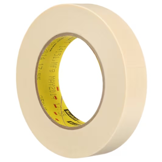 Scotch Flatback Masking Tape 250 Tan 1 in X 60 Yd 2