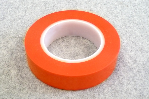 VOT Orange Polyester Tape for powder coating to 425F