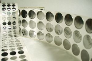 Afd Aluminum Foil Tape Disks with acrylic based pressure sensitive adhesive