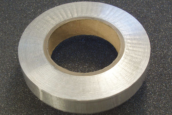 3mil aluminum foil tape with liner close-up