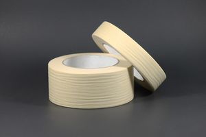 Industrial grade crepe tape for masking in painting with rubber based adhesive