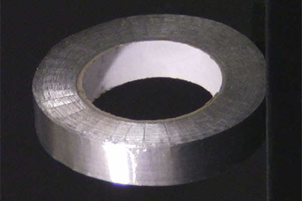 3mil aluminum foil tape no liner close-up