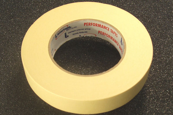 High temperature crepe tape close-up